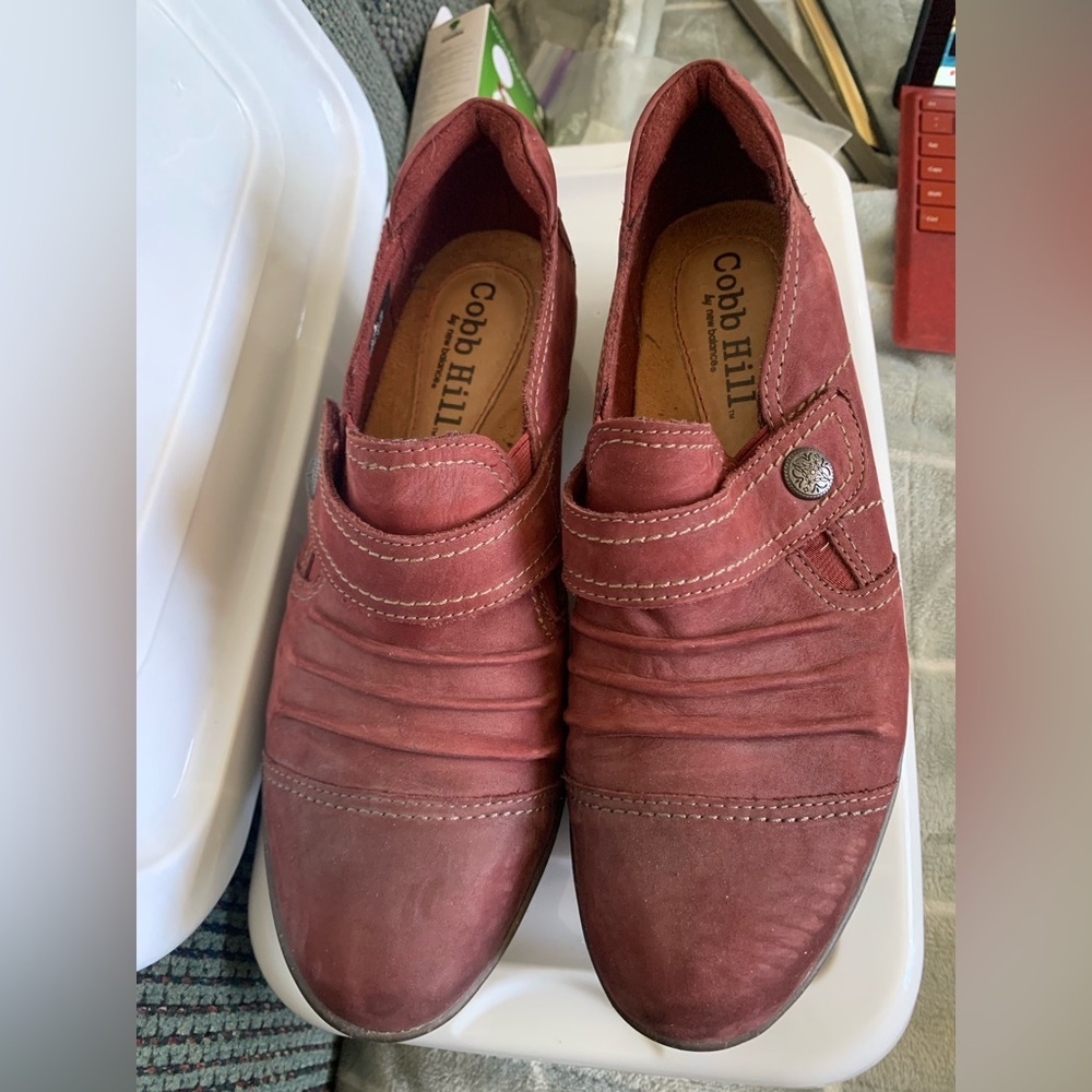New balance Cobb Hill Red Leather Shoes